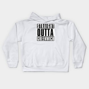 STRAIGHT OUTTA GREENWICH Kids Hoodie